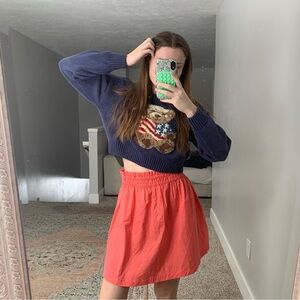 NWT Free People Lightweight Breezy Skirt w/ Scrunched Waist